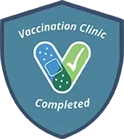 Vaccination Clinic Completed Badge